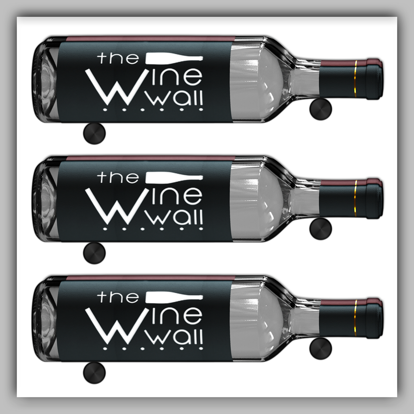 Wine Wall Tile - 6 Bottles Label Out
