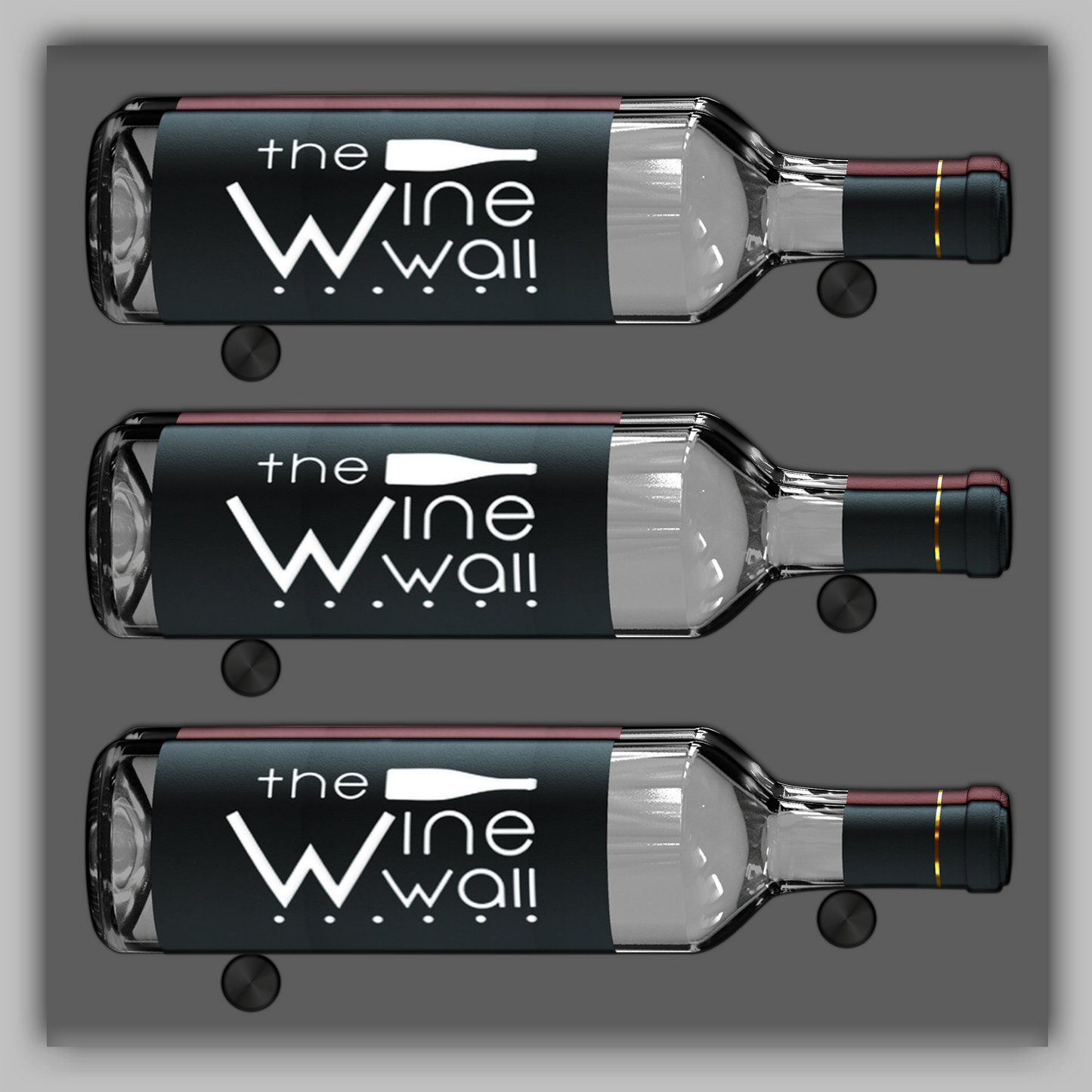 Wine Wall Tile - 6 Bottles Label Out