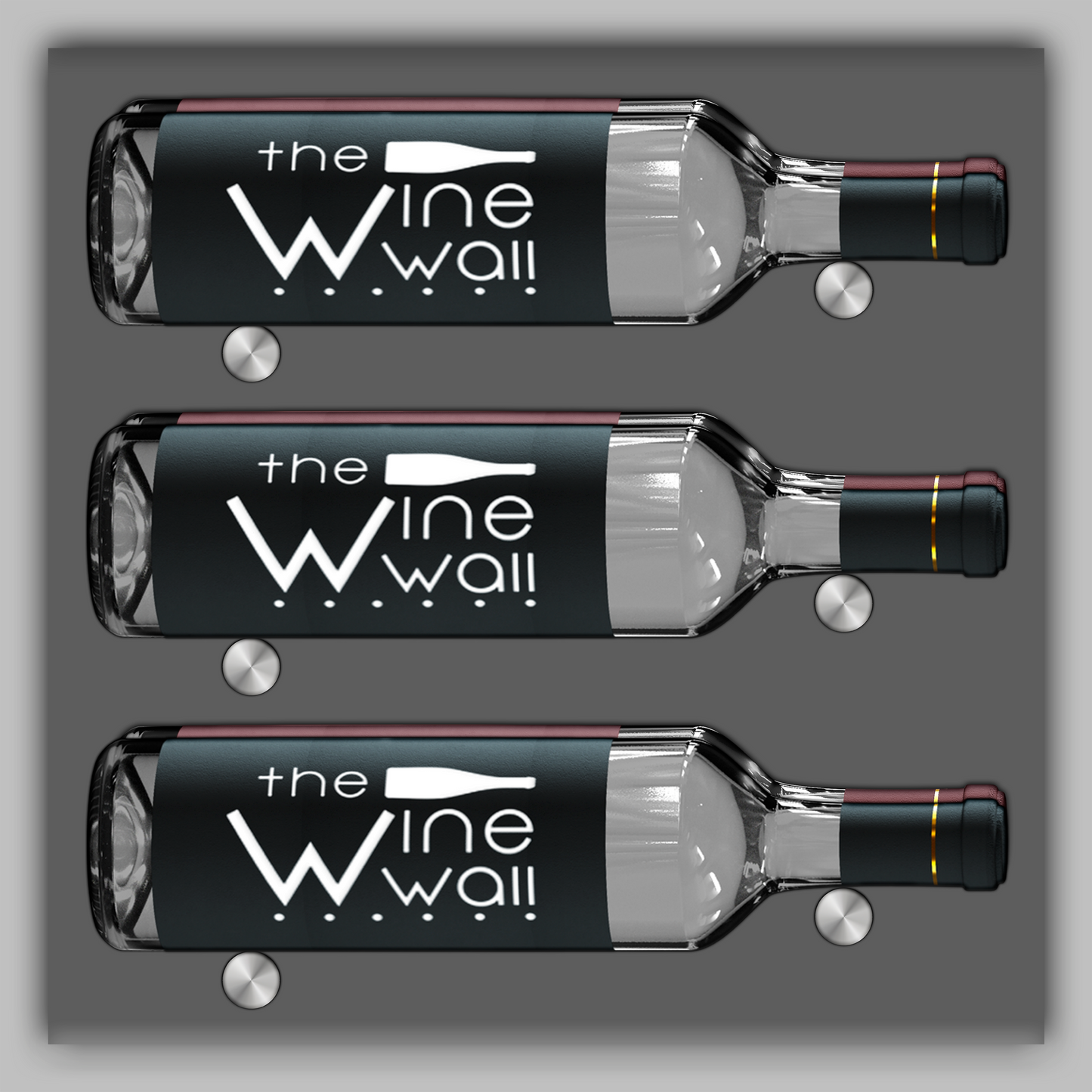 Wine Wall Tile - 6 Bottles Label Out