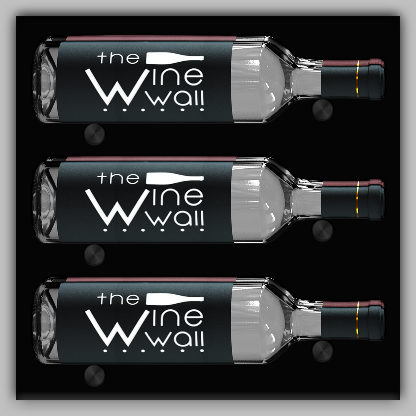 Wine Wall Tile - 6 Bottles Label Out